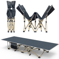 淳泰 家用阳台午休办公室午睡 单人简易午休折叠床加宽190*71 颜色随机(个)