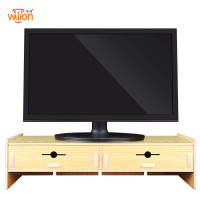 惠朗(huilang)电脑显示器增高架文件架//托架/置物架/收纳架 加厚木色0775