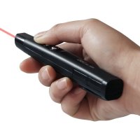 得力deli3930一体式翻页笔激光笔 PPT遥控笔投影笔电子教鞭演示器黑色