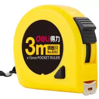 得力（deli） 3米5米7.5米10米钢卷尺/卷尺/耐摔钢卷尺/尺子/拉尺/卷尺测量工具 便携自动钢卷尺3米 8202