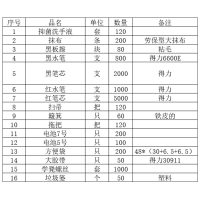 得力黑板擦等办公生活物品组合