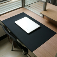 边碧企业定制 仿皮防水简约桌垫900*450mm 黑色 JH