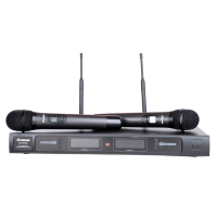 湖山(HUSHAN)会议室一拖二U段无线手持麦克风DS-U310A