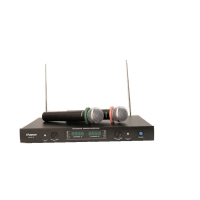 湖山(HUSHAN)会议室一拖二V段无线手持麦克风HS-8.1K