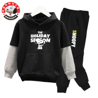 努比男童套装2021新款中大童春秋装衣服儿童春款洋气童装男卫衣