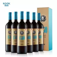 [任贤齐推荐]酷客KOOK 1560干红葡萄酒 13.5度750mL*6支整箱装