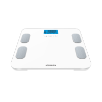 沃莱 icomon 智能电子称 体重秤 家用人体称重 FG223L白色