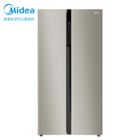 美的(Midea)525升 风冷无霜对开门冰箱变频电子控温智能冷藏冷冻节能省电 BCD-525WKPZM(E)