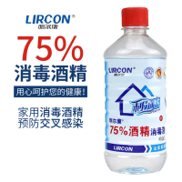 利尔康(LIRCON) 75%消毒酒精500ml*30瓶/箱