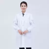 白大褂化学实验室工作服 尺码随机