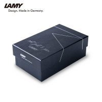 凌美(LAMY)钢笔礼盒 恒星系列深灰色EF笔尖墨水笔+黑色墨水墨水芯商务套装 26EF 0.5mm