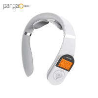 攀高（PANGAO）颈椎按摩器 PG-2601B19 颈部按摩仪 电极贴片 肩部腰部背部可用 无线遥控 小米白/