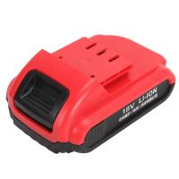 卡夫威尔 冲击电钻家用工具箱套装大号维修安装水电木工日常家居备用工具组套 18V平推式锂电钻电池包 P3076