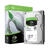 希捷 1TB 64MB 7200RPM台式机机械硬盘SATA接口 希捷酷鱼BarraCuda系列 ST1000DM010