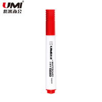 悠米(umi)S04002白板笔红色蓝色黑色白板笔可擦 红色10支/盒 3盒