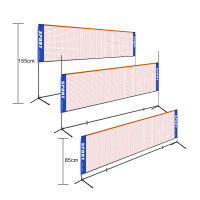 鑫腾 排球网架/羽毛球网架网球架气排球移动架羽毛球网架网柱标准网气排球网架室外多功能加大箱体 一副两只
