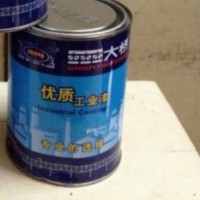 大桥油漆醇酸调合漆黑白红黄蓝绿防锈银粉清漆600克一桶