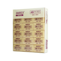 宝克(BAOKE) E624 4B美术橡皮 黄色 36只/盒