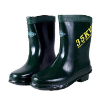 天津双安 墨绿色安全靴