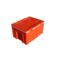 稻草熊外卖塑料保温箱带扣款(60L/橘色)