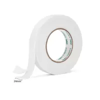 得力(deli) 强力高粘度EVA泡棉双面胶带 24mm*5y*2.5mm 12卷袋装 办公用品