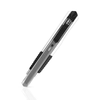 得力(deli) 小号美工刀/壁纸刀/裁纸刀/小刀 2056 自动锁定功能 银色(10把装)