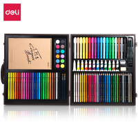 得力(deli)水彩笔彩色铅笔颜料炫彩棒套装