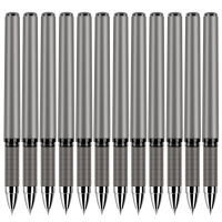 得 力(deli) S26中性笔 0.7mm办公签 字 笔XHJ 外壳颜色随机 12支一盒装