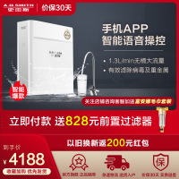 史密斯(A.O.Smith)家用直饮净水器R1300XD1 APP智能操控小体积1.3升大流量净水机纯水机