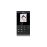 得力3764人脸考勤机(黑色)