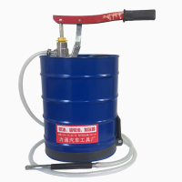 力通 机油齿轮油加注器 大众变速箱压油机汽车货车手压式带桶手动抽油机 蓝色普通手压式加注器