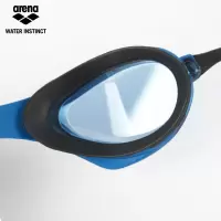 arena泳镜 进口竞速防雾防水高清游泳镜 专业比赛训练游泳眼镜AGL170-BLUB蓝