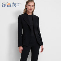 定智衣AI定制 女士春秋日本进口30%醋酯纤维一款扣修身定制套装西服