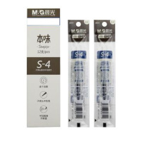 晨光(M&G) 2014 按动款速干本味中性笔芯 替芯 0.5mm 红黑两色备注 12支/盒 单盒装 如图 多色