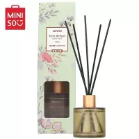 名创优品(miniso) 盛夏之雨无火香薰 居家室内房间卧室藤条香氛精油 卫生间厕所空气清新剂100ml