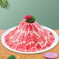 暖男厨房 速冻牛肉 精选牛肉片 肥牛片 200g火锅食材
