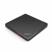 联想(Lenovo)TX800 外置光驱 超薄外置DVD刻录机 24倍速 高速移动光驱 Type-C+USB双接口/1年