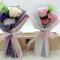 繁花若素 花束香皂花玫瑰小花束/捧