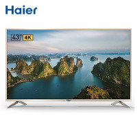 海尔(Haier)电视机43英寸 LE43AL88A81智能 语音遥控 家联网 液晶平板电视 金色 单台装