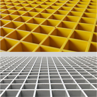 立德尔玻璃钢格栅 3.66*1.22m/块 厚度50mm 孔距50*50mm 单位:块