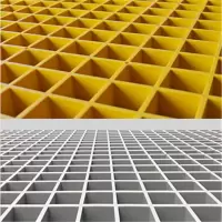 立德尔玻璃钢格栅 3.66*1.22m/块 厚度50mm 孔距50*50mm 单位:块