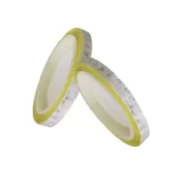 安赛瑞(SAFEWARE)安全帽警示反光贴(2卷装)1cm×8m 白色 晶格反光材料 ZM
