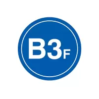 安赛瑞(SAFEWARE)楼层指示标识（B3F）Φ45cm 塑料板 ZM