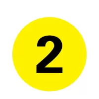 安赛瑞(SAFEWARE)耐磨库位编号地贴(2)Φ20cm 耐磨PC材料 ZM