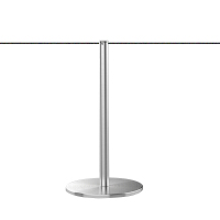 安赛瑞(SAFEWARE)博物馆隔离栏杆座 不锈钢+铸铁盘+弹力绳(3米) 高600mm(1根装) ZM