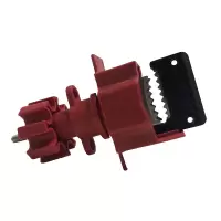 安赛瑞(SAFEWARE)万用蝶阀锁具 尼龙材质 红色 ZM
