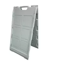 安赛瑞(SAFEWARE)可注水A字告示牌 108×66×10cm 白色 塑料材质 ZM