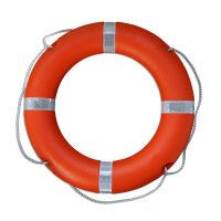 安赛瑞(SAFEWARE)国标救生圈 内径44cm 外径72cm 高密度聚乙烯材质 配反光片 ZM