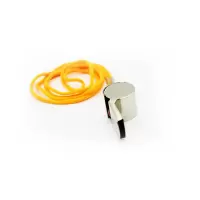 安赛瑞(SAFEWARE)不锈钢口哨(10个装)长4cm 带挂绳 ZM