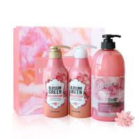 水果之乡浪漫玫瑰洗护套装（玫瑰沐浴露732g+玫瑰洗发水500g+玫瑰护发素500g）